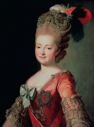 Portrait of Maria Fyodorovna by Russian School